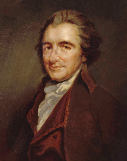 An image of a painting of Thomas Paine.