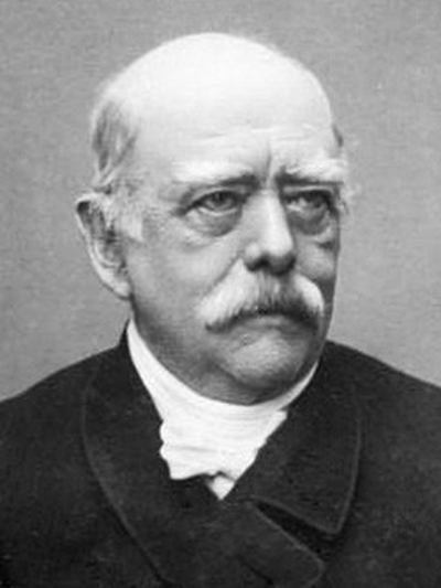 A photograph of Otto von Bismarck