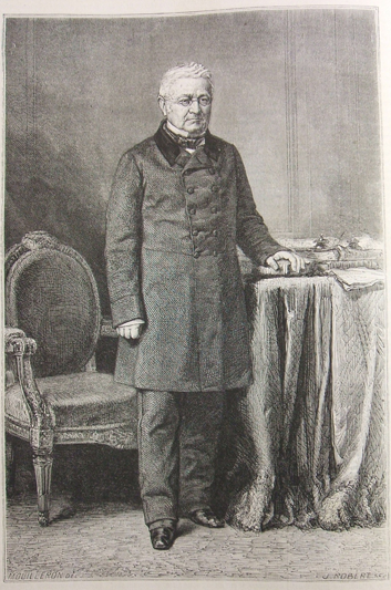A portrait of Adolphe Thiers