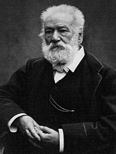 A portrait of Victor Hugo